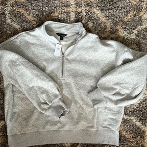 NWT Banana Republic 1/4 zip sweatshirt.